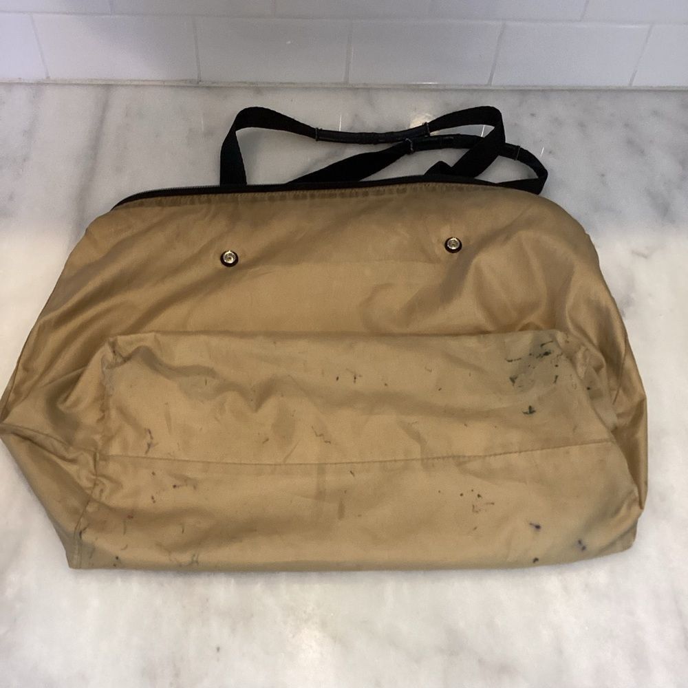 Coach Bag Purse Handbag Pocketbook Ocelot Print Nylon Travel Weekend Travel Bag - Picture 12 of 13